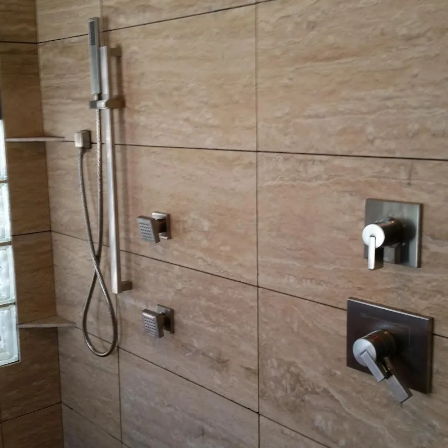 Shower fixture installation for Frozen Pipe Repair in Lockport